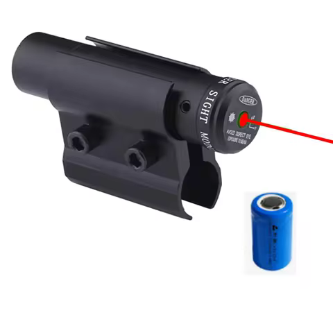 Red Dot Laser Sight Scope Laser Sight with Rechargeable Battery 20mm Picatinny Rail Scope Sight