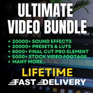 Ultimate  Video Bundle 90,000+ Elements for Video Editing - Photoshop, Premiere, Adobe Stock Image