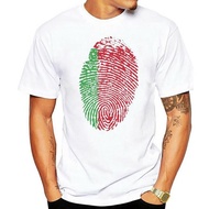 Popular Man T Shirt Oversized Plain Crewneck Shirt Printing Belarus Flag Fingerprint Tshirt Thumbpri