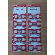 10 Pieces Maxell Lr1130 Lithium