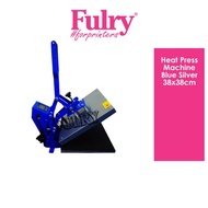 FULRY Heat Press Machine 38x38cm Blue Silver