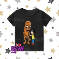 KIDS TSHIRT TEE YOUTUBERS NIGHTMARE TUNG TUNG TUNG TUNG SAHUR AGE 3 4 5 6 7 8 9 10 11 12 NEWEST 006