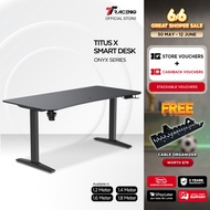 TTRacing Titus X Smart Desk Ergonomic Standing Desk Electric Height Adjustable PC Gaming Desk Table