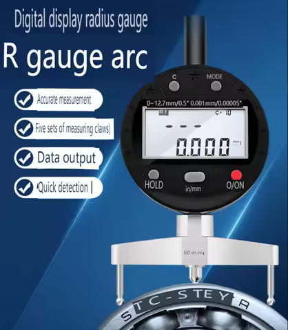 R gauge R5-700 12.7MM 0.001 Electronic digital display radius gauge Diameter radius measuring instru