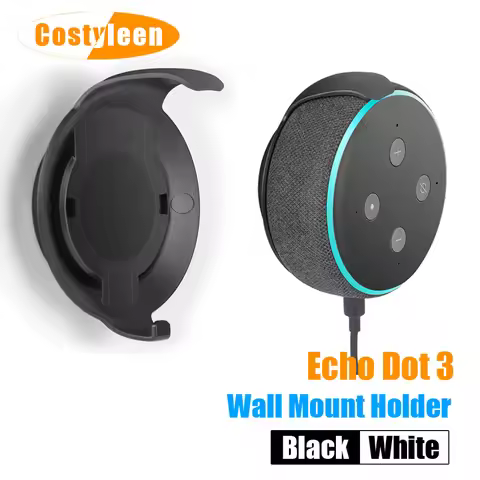 Wall Mount Cord Management Holder Bracket for Echo Dot 3 for Alexa Echo Dot 3rd Generation Speaker S