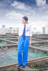 彰化高商｜制服西裝長褲 藍色西裝褲
