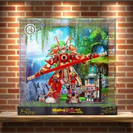 [Acrylic Display Box] Monkey King Gold Mecha Anti-dust Box Suitable for Lego 80012 Monkey King Acryl