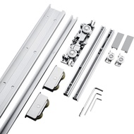 Ghost Door Invisible Track Special Hardware Accessories Bidirectional Buffer Sliding Door Hanging Tr