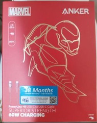 Anker Marvel 60W PD 充電線 + XPower Iron Man 按摩槍