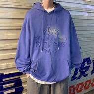 字母壓花ins秋季休閑連帽衛衣