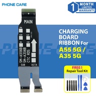 MAIN BOARD TO SIM CARD BOARD RIBBON FLEX CABLE FOR SAMSUNG A55 5G A556E / A35 5G A356B