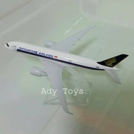 16cm SINGAPORE AIRLINES A350 A380 B747 B777 Diecast Metal Toy Display Decoration Gift Collection for