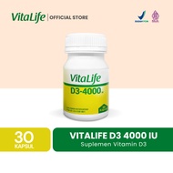 Vitalife Vitamin D3 4000 IU - 30 Capsules