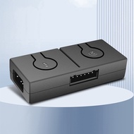 TECHCHIP-5V/3pin ADD-RGB to 12V/4PIN Adapter with 3-Way Splitter 5V ARGB to 12V RGB Converter Sync w