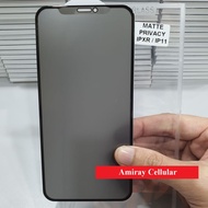 iPhone 11 /iPhone XR Anti Spy Matte Privacy Full Cover Screen Protector