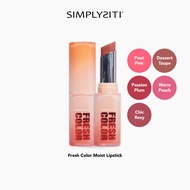 New Look SimplySiti Fresh Color Moist Lipstick - Hydrating Dewy & Shine with Vitamin E