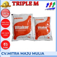 Vitakur 250gr And 100gr - Herbal Multivitamin For Animals And Amino Acids Plus Turmeric Sari And TRIPLE M Temulawak