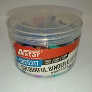 Astar Colourful Binder Clip Set/DOUBLE CLIP SET 19mm/25mm/32mm (CBC5317)