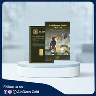 AlaDeen Gold®️ 0.5gram Exclusive Gold Bar 999.9Au Malaysia Day 2022 Series (The Purest Gold)