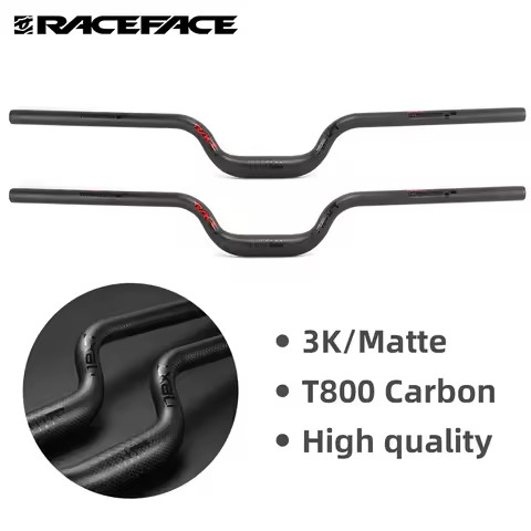 Race Face NEXT 25.4 31.8mm Diameter 3K Matte Carbon Riser BMX MTB Handlebar 560mm-700mm