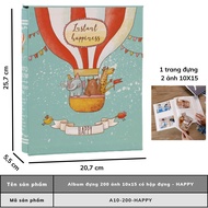Album ảnh 10x15 đựng 400 tấm có hộp sang trọng cao cấp lưu ảnh gia đình quà tặng ý nghĩa Tú Vy Studi