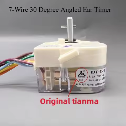 For Midea Swan Washing Machine 7 Line 15 Minute 30 Degree Angled Ear Timer DXT15