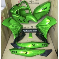 KAWASAKI RR150 HLD BODY COVERSET CUSTOM STICKER TANAM - KENJI GREEN