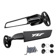 For YAMAHA YZF R6 R1 R25 R3 R125 R15 Motorcycle Mirror Modified Wind Wing Adjustable Rotating Rearvi