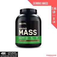 Optimum Nutrition Serious Mass - 3 lbs, 6 lbs - Susu Gym, 3lb, 6lb, ON Weight Mass Gainer, Bulking