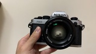 Nikon FM2+Nikon 50mm 定焦標準鏡頭/經典 底片單眼相機 交換禮物首選