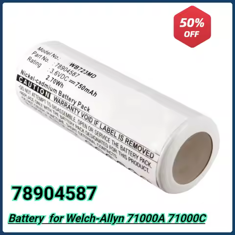 Medical Battery 3.6V/750mAh 78904587 for Welch-Allyn 71000C 71020A 71000A 71020C 71020A 71055C 72300