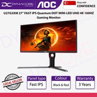AOC U27G3XM 27" FAST IPS Quantum DOT MINI-LED UHD 4K 160HZ Gaming Monitor