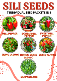 HIGH QUALITY SILI SEEDS (Siling Labuyo/Demonyo/Taiwan, Bell Pepper, Sweet Pepper)