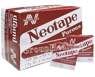 Neotape Porous นีโอเทปสีน้ำตาล เทปแต่งแผลแบบมีรูพรุน เทปพันเดือยไก่ (1/2 นิ้วx10 หลา)