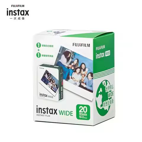 Genuine Fujifilm Instax Wide Film 10-100 Sheets For Fuji Instant Photo Camera Wide 300/200/210/100/5