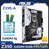 [ESSVE] 1151 Motherboard kit ASUS PRIME Z390-A + i5 9400f CPU +2xDDR4 8g Intel Z390 Motherboard 2×M.