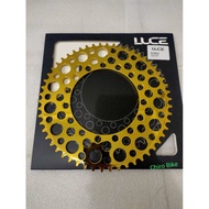Luce bubble 54T titanium gold chainring