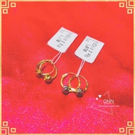 Gold 916 Tulen Subang S54 Round Design 916 Gold Gold Earring