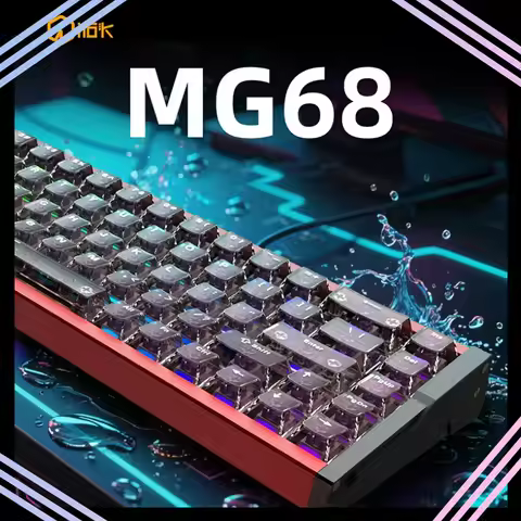 Irok MG68 Plus Magnetic Switch Keyboard Wired Aluminium Mechanical Keyboard 8000Hz RT0.001mm Gaming 