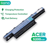 LLANO ACER Laptop Battery แบตเตอรี่แล็ปท็อป สเปคแท้ 5200MAh AS10D31 AS10D51 AS10D81 Six Cell แบตเตอรี่แล็ปท็อป for Acer 4750 4741 4752 5750 4743 E1-471G