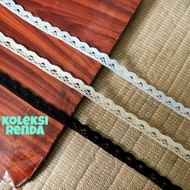 (price per 90cm) 1.5cm wide knitted lace, 1.5cm wide hook lace