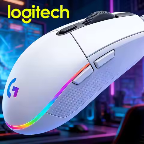 Logitech G102/G203 Silent wired e-sports office machinery mouse laptop desktop computer dedicated MX