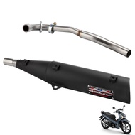 Apido pipes V4 1set Wave 100 / SYM 110 / Xrm 110 / Smash 115 / Euro 100 /Raider J Muffler Exhaust Pi