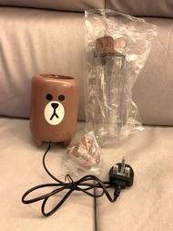 鴻福堂 X Line Friends 熊大Brown迷你榨果汁機/ 攪拌機