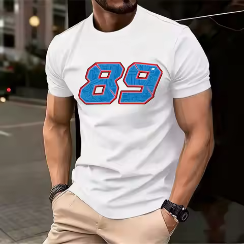 Jorge Martin 89 T Shirt Beach Cotton T-Shirts For Men Print Tshirt Short-Sleeved Streetwear Tees