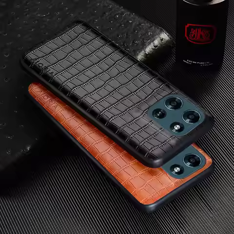 Luxury Crocodile Leather Case For Motorola Moto G86 G67 G57 G06 Power G Play 2026 Slim Fit Back Cove