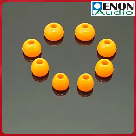 Penon Liqueur O Orange 4.5mm S/M/L/XL Silicone Eartips for HiFi Audiophile 4.0-6.5mm Nozzle Wired In