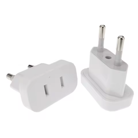 EU Plug Adapter US To EU Euro Korea France Travel Adapter CN China To European Ruassia 2Pin AC Conve