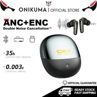 ONIKUMA Bluetooth Earbuds With Mic ANC Noise Reduction Surround Sound Wireless Gaming Earphones