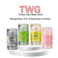 Twg Green Tea Solid Mask Mud Mask Stick Cleansing Smear Style Rose Dead Sea Mud Turmeric Solid Mask 40g
